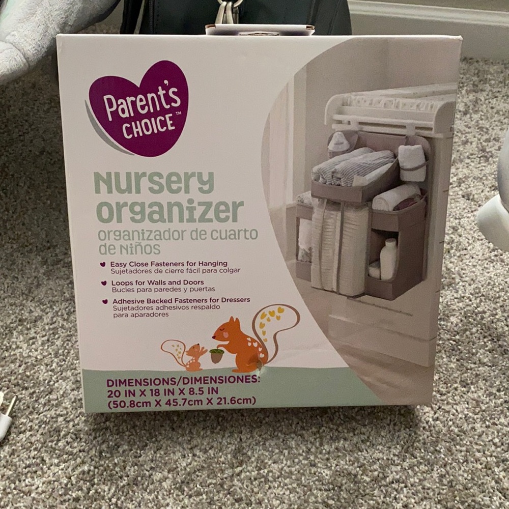 Nursery organizer. Brand new in box!